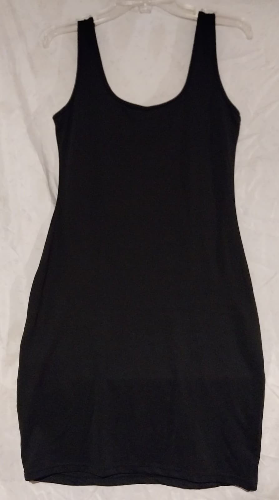 "Come on, Barbie, Let's Go Party". Black Tank Dress With Pink Words.Size 8/10 - Thumbnail 3