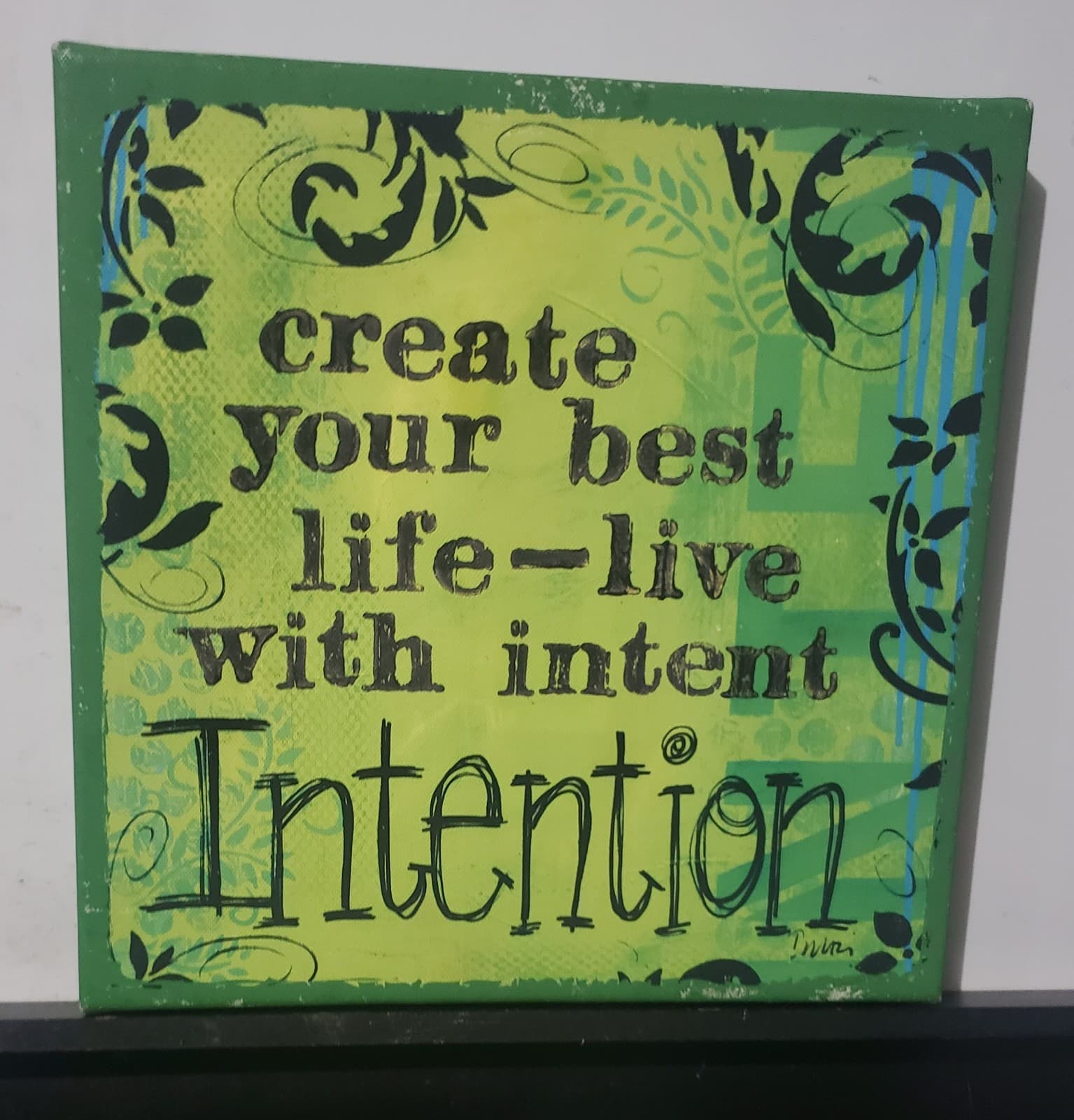 INSPIRATIONAL Canvas Wall Art 10 x 10 - Image 1