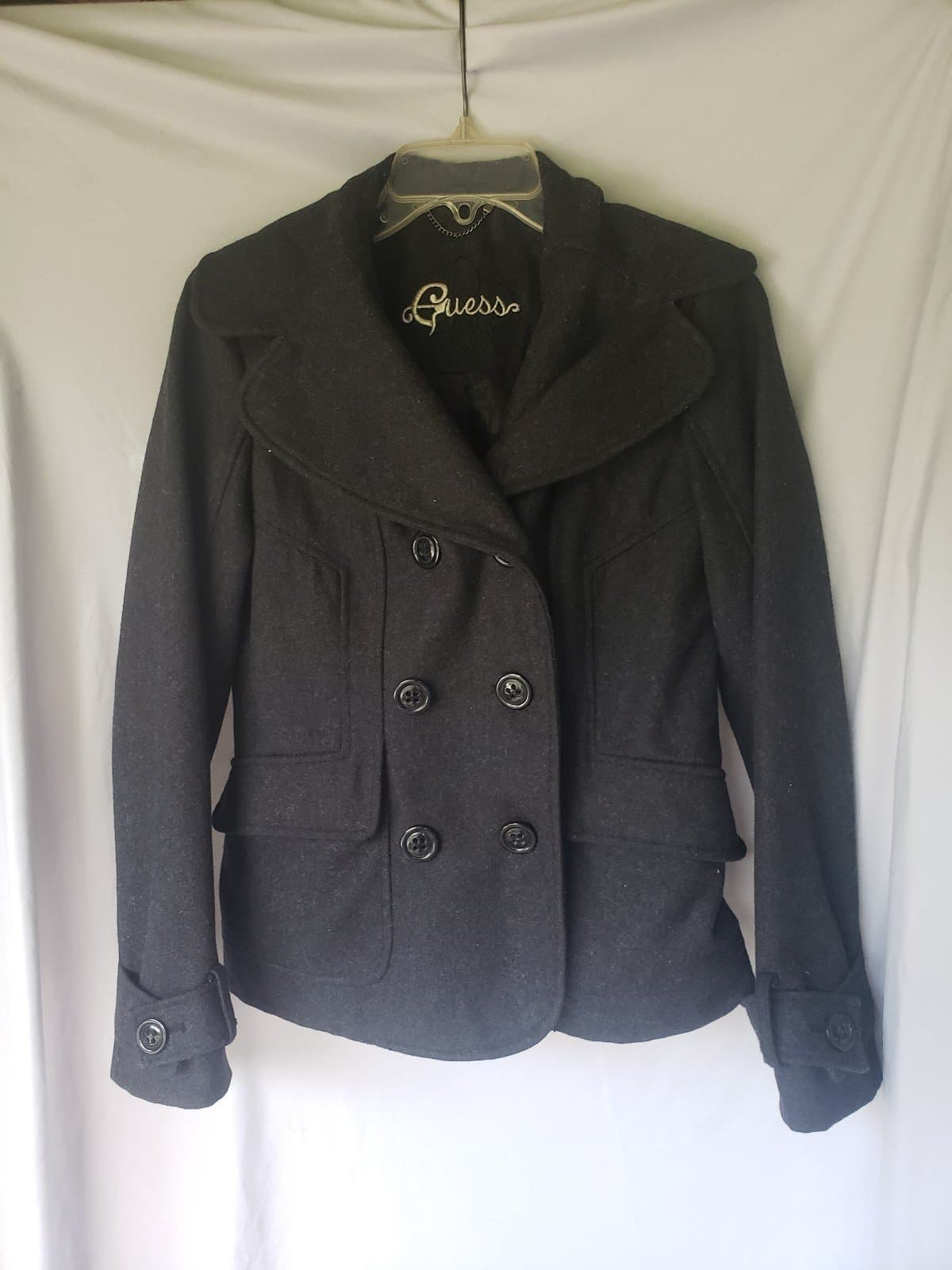 Guess coat-Size Small, charcoal grey - Image 1