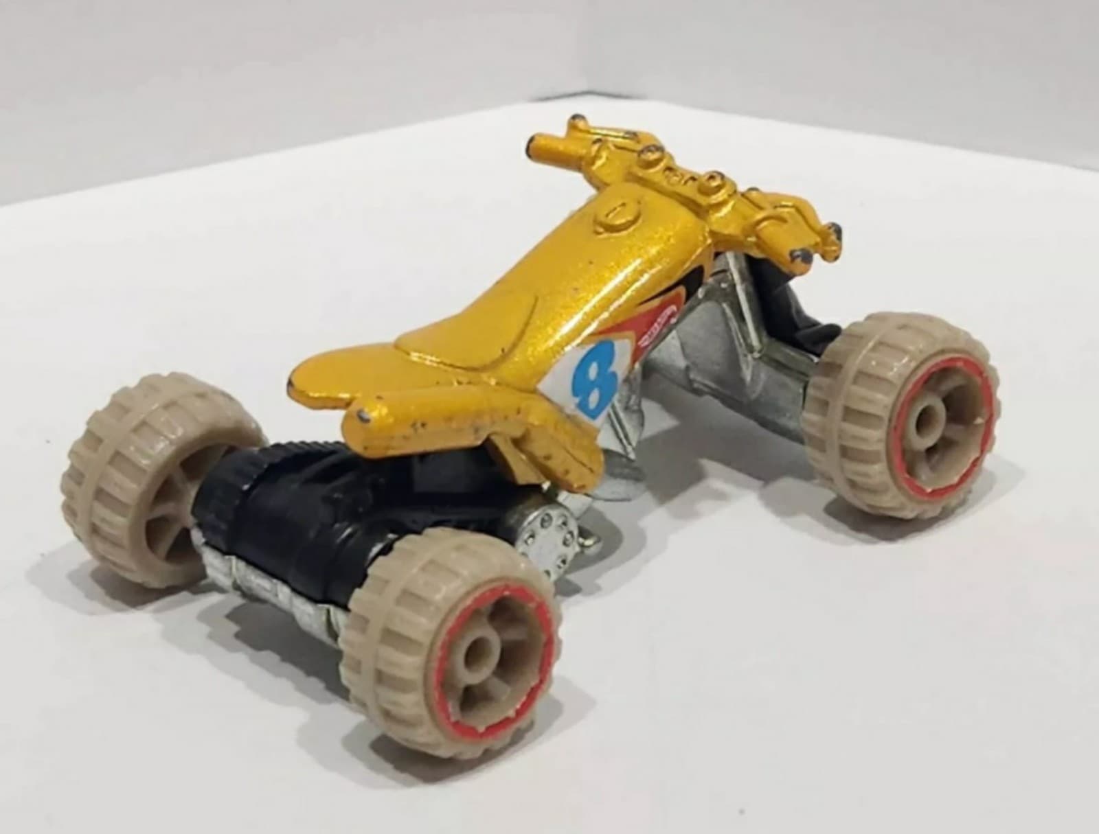 Hot Wheels Quad Rod HW SPORTS Series Red Line Wheels 2016 Gold #8 - Thumbnail 3