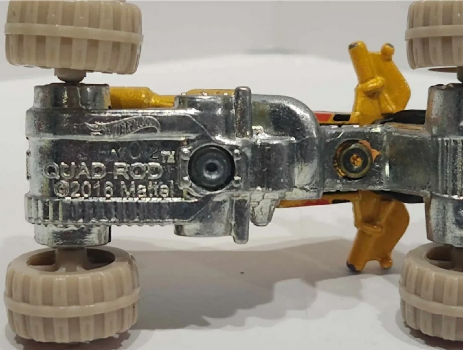 Hot Wheels Quad Rod HW SPORTS Series Red Line Wheels 2016 Gold #8 - Thumbnail 2