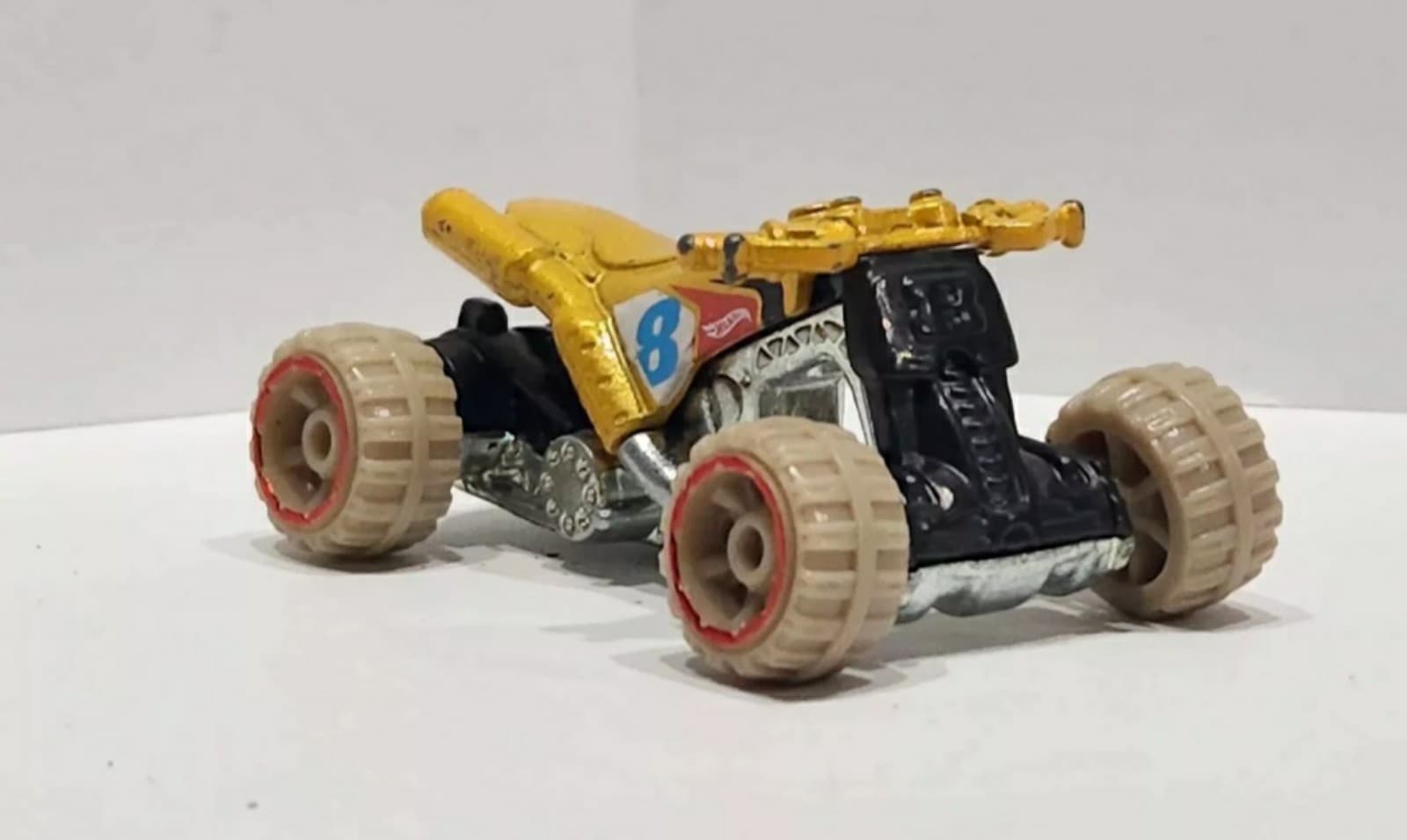 Hot Wheels Quad Rod HW SPORTS Series Red Line Wheels 2016 Gold #8 - Thumbnail 4