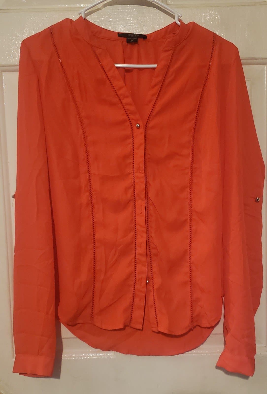 Toxika Long Sleeve Blouse. Size Medium - Image 1