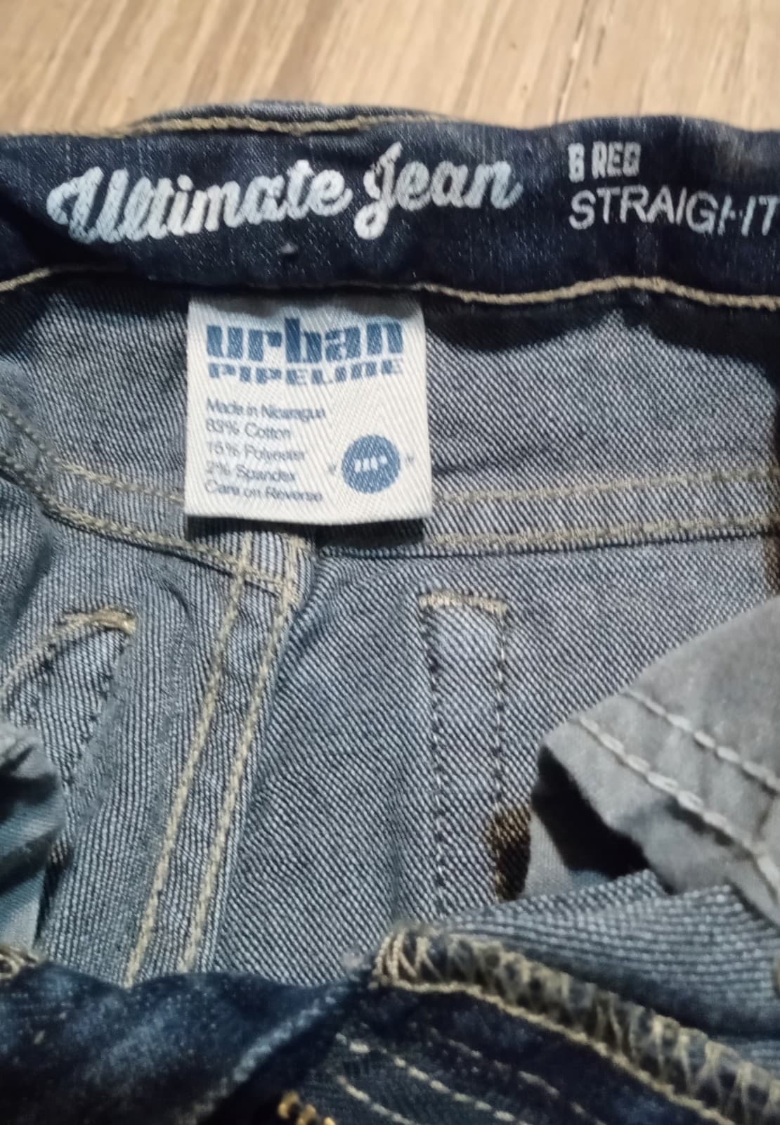 Boy's Urban Pipeline Jeans Size 6 Reg Ultimate Straight Stretch - Thumbnail 2
