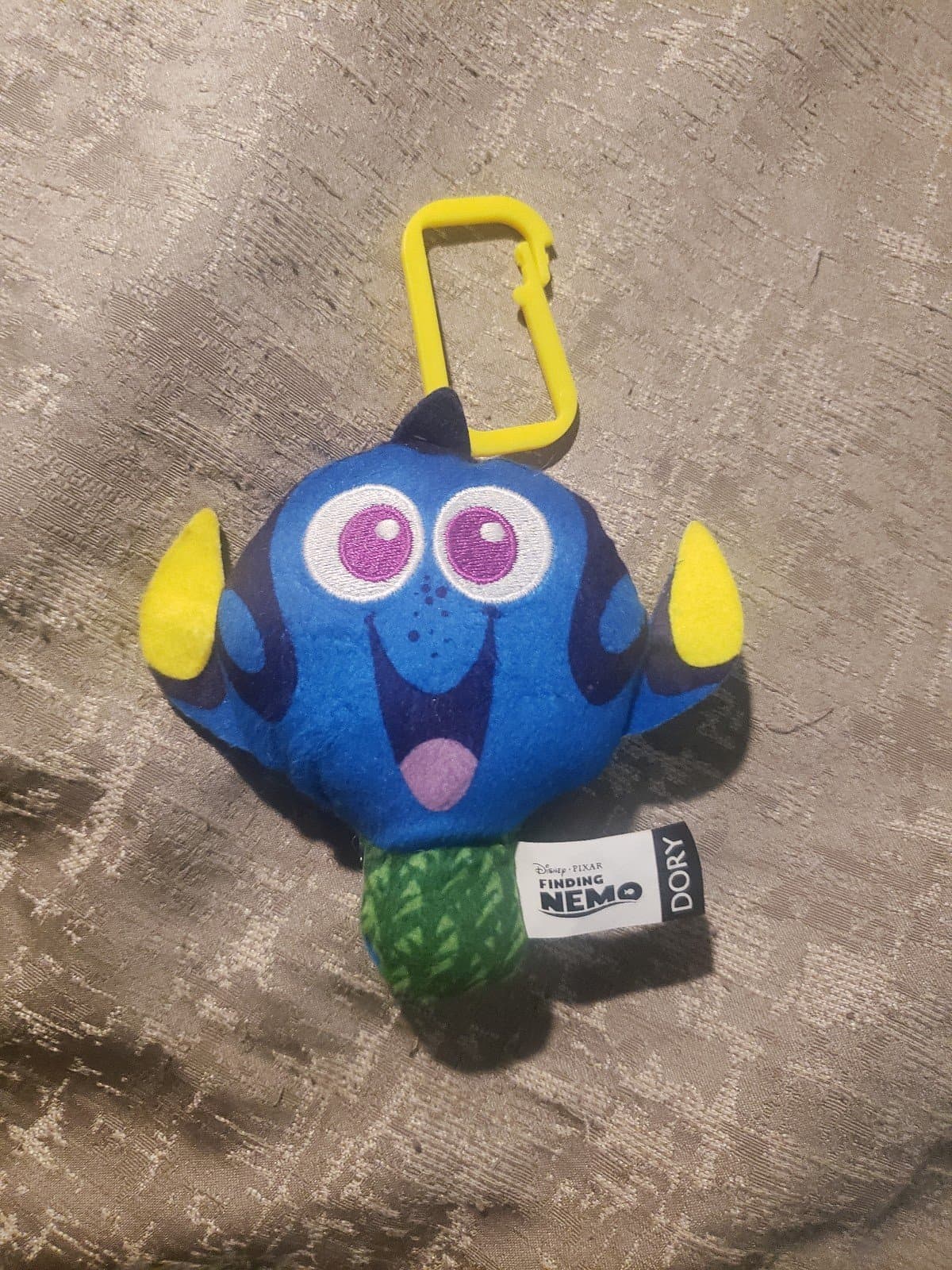 Finding Nemo"s Dora Plush Keychain. Measures approximately 4.5 in. - Image 1