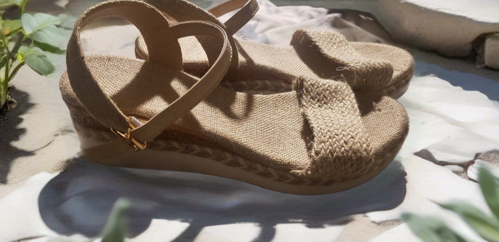 Women's Open Toe Platform Sandals Comfort Strappy Ankle Warp Buckle Wedge - Thumbnail 2