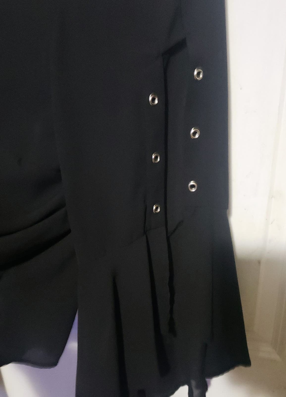 Eloquii Black Bell Sleeve Top size 24 - Thumbnail 3