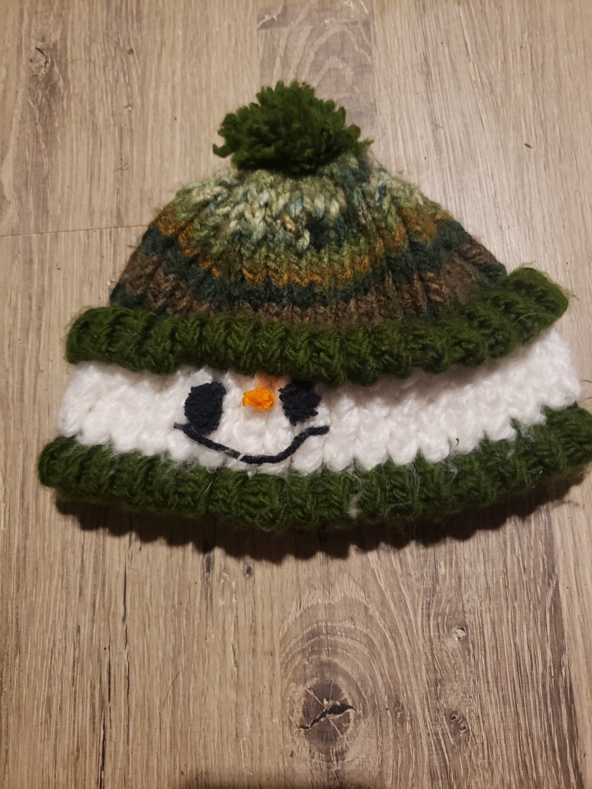 Kids Snowman Winter Hat - Image 1