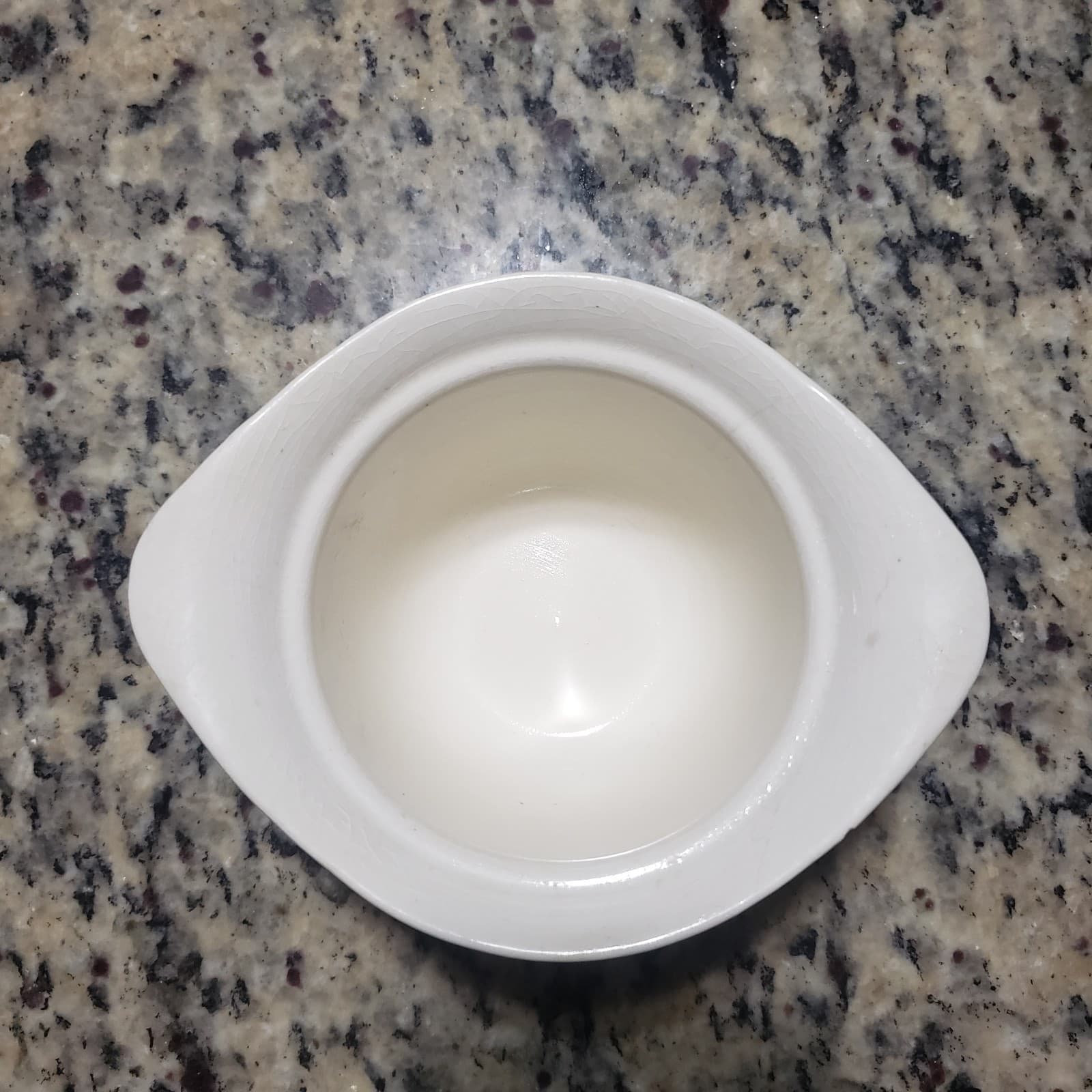 French Saxon Sugar Bowl -Flow Blue with 22kt. Gold accent - Thumbnail 3