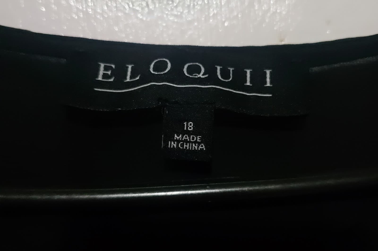 Eloquii Black Bell Sleeve Top size 24 - Thumbnail 2