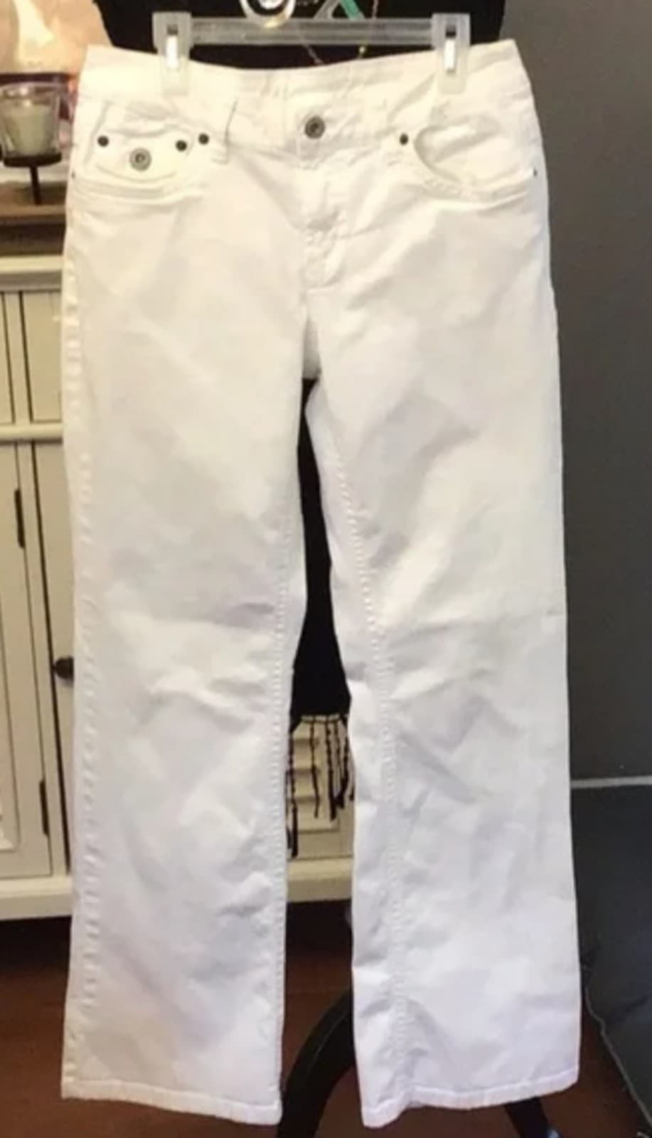 Faded Glory Jeans white organic cotton - Image 1