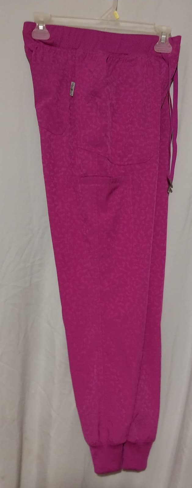 Pink Scrub Pants Womens Small Regular Fit - Thumbnail 2
