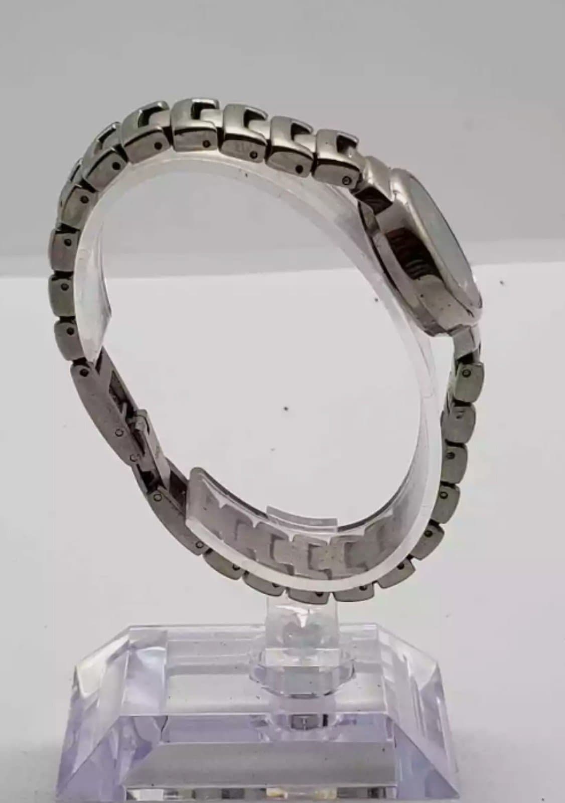 Carriage by Timex women's watch. Blue face with silver band - Thumbnail 5