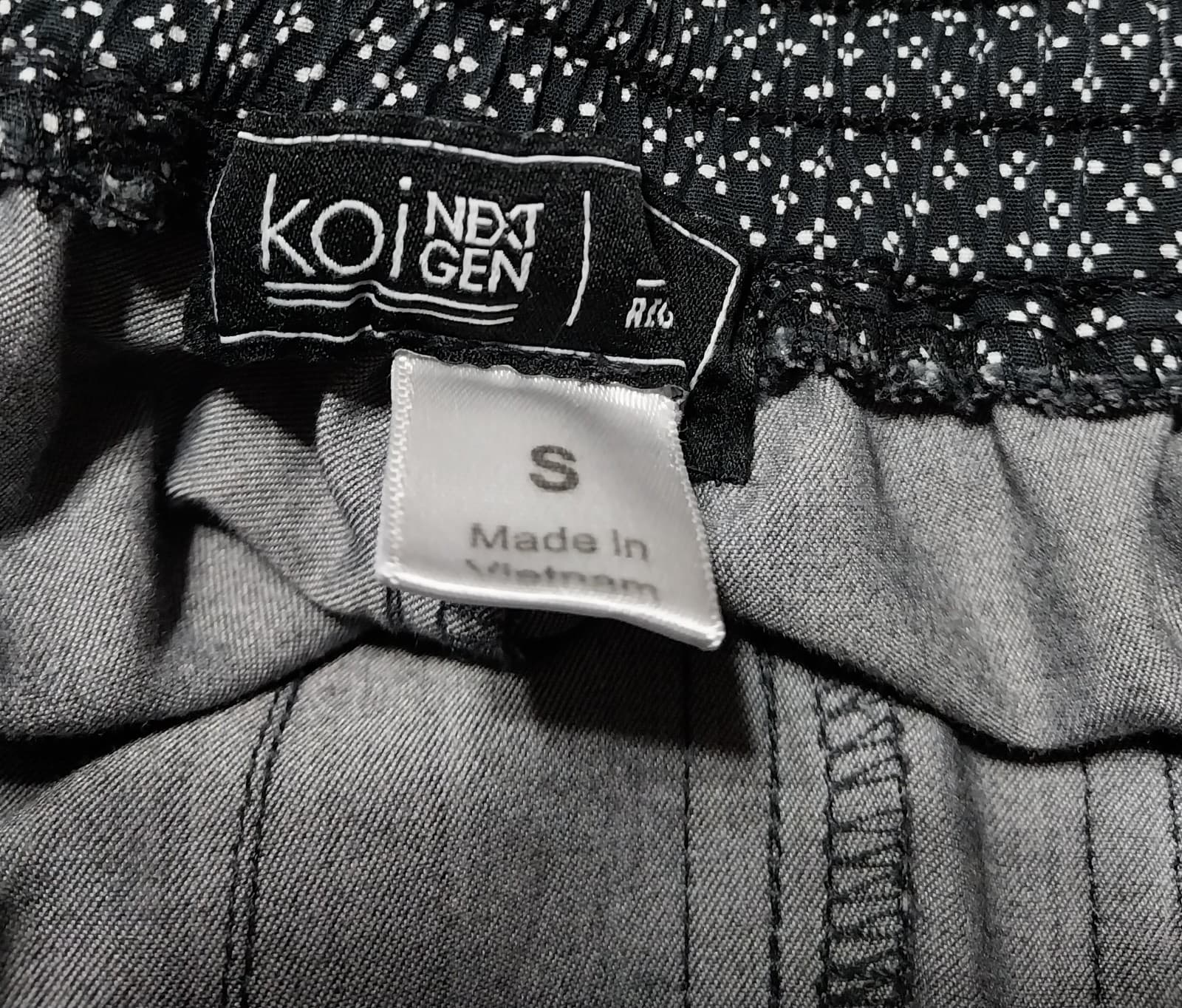 Koi Next Gen Scrub Pants Womens Small Regular Fit Gray Drawstring - Thumbnail 4