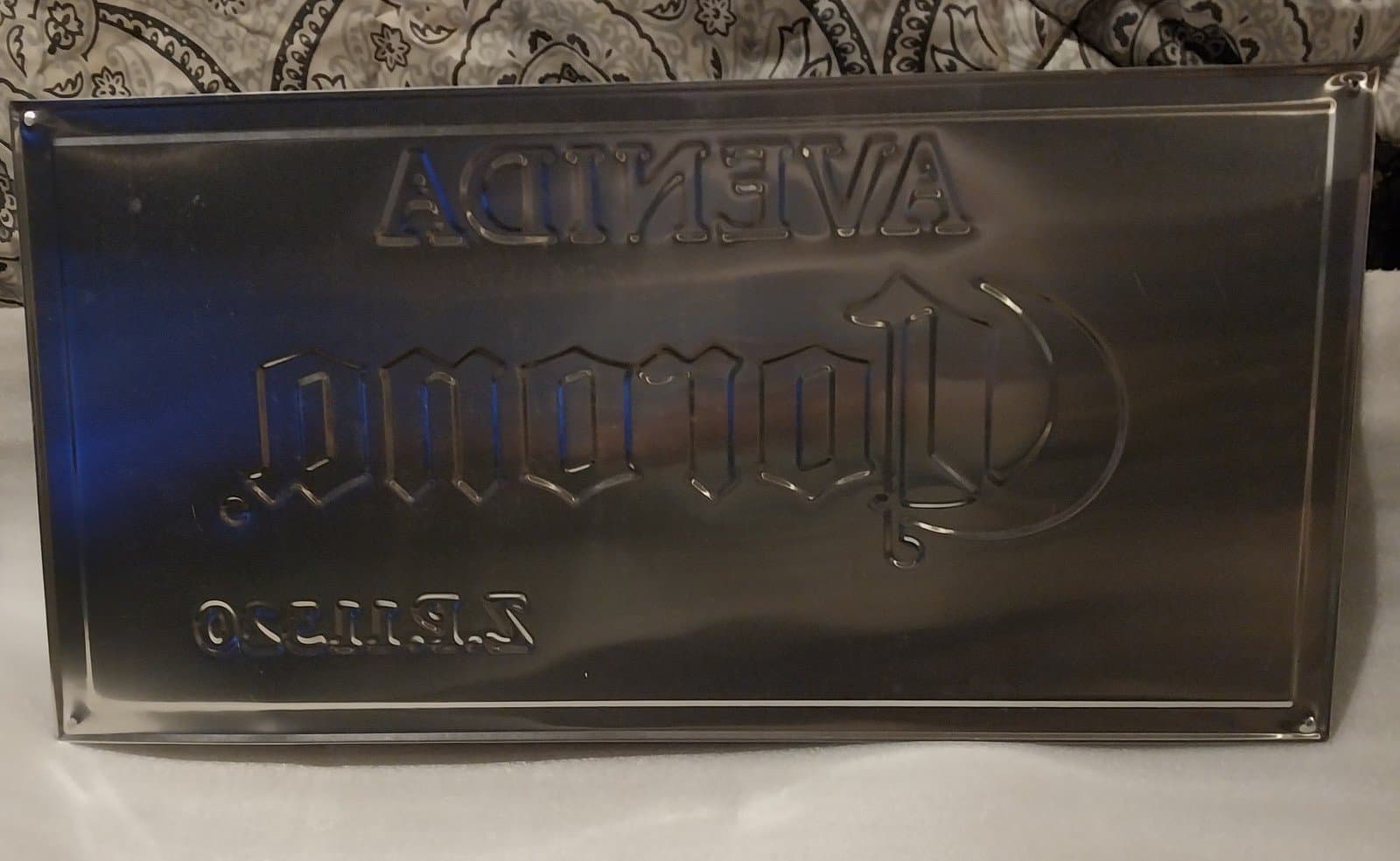 Corona Beer Avenida Zp 11320 Mexico Street Signs. Metal Tacker Bar Mancave - Thumbnail 2