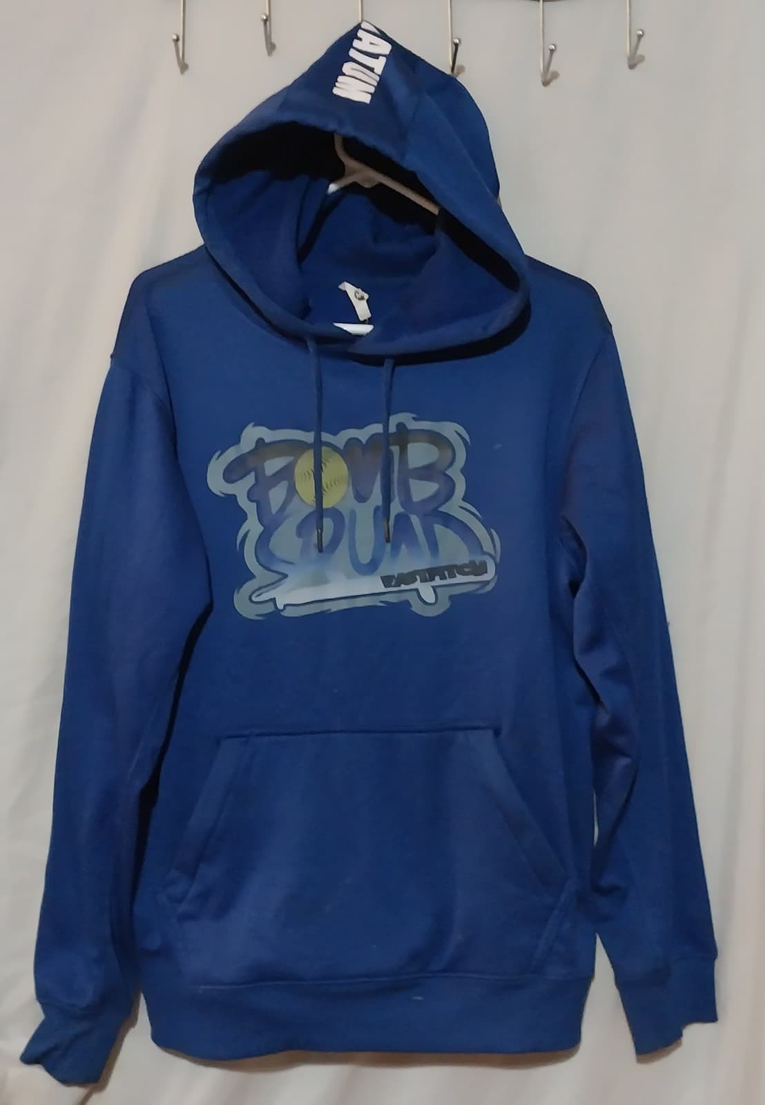 Bomb Squad Men's Long Sleeve Letter Print, Hoodie - Image 1