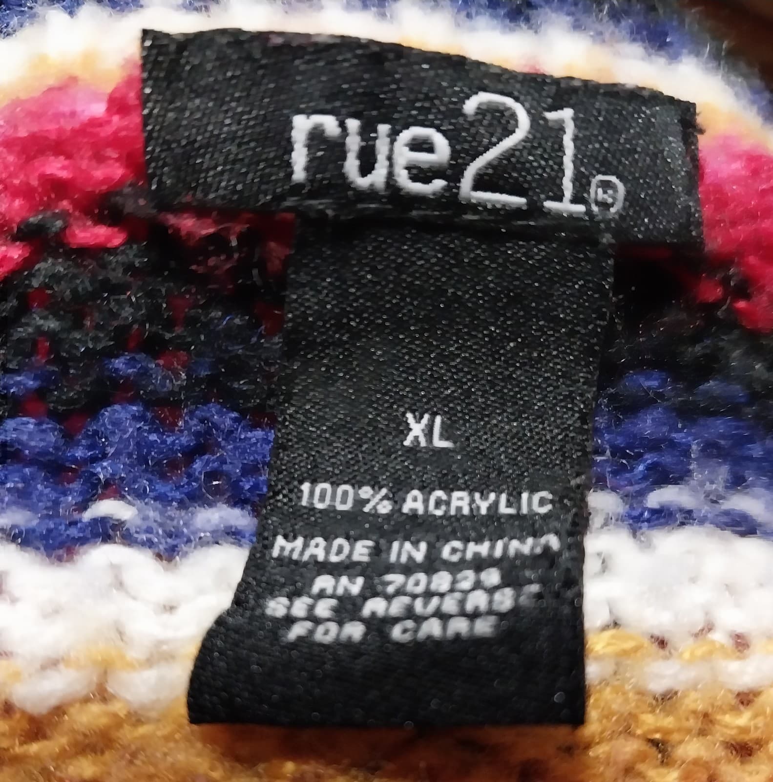 Rue 21 Women's Multi-Colored Sweater - Thumbnail 3
