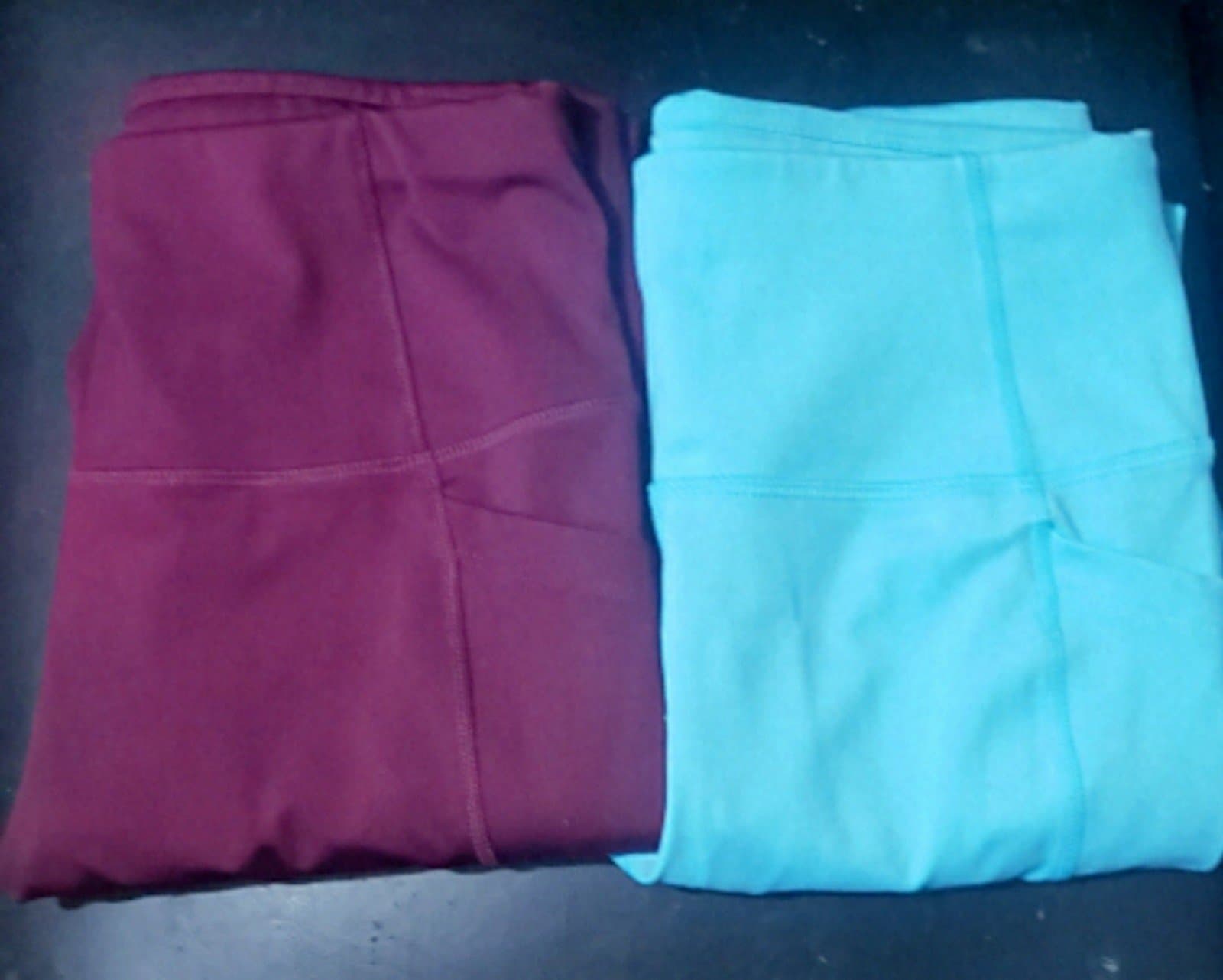 2 Pairs Avia Women’s High Waist Ankle Leggings with Side Pockets, Sizes 4-6 - Thumbnail 3