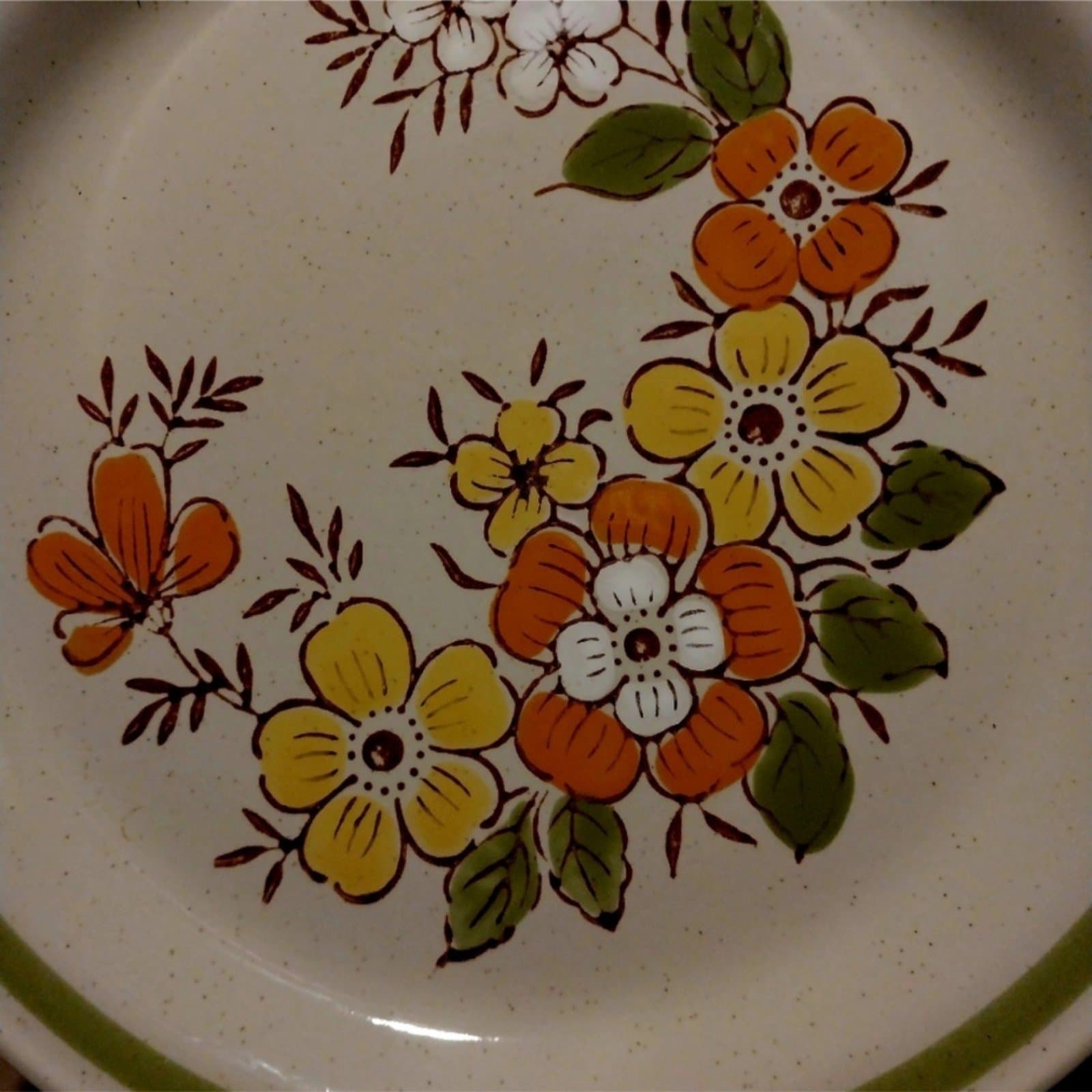 Country Casual Floral Plate - Thumbnail 3