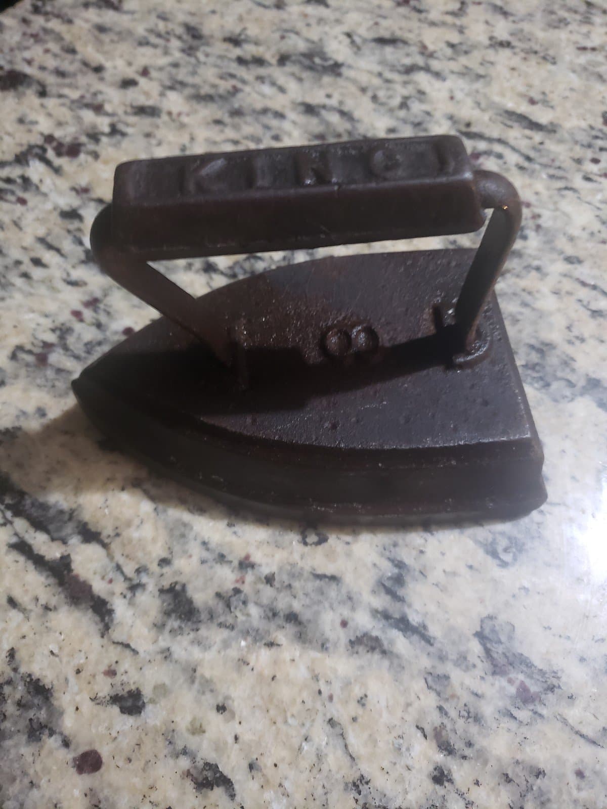 Vintage Antique King Iron #8 Cast Iron - Image 1