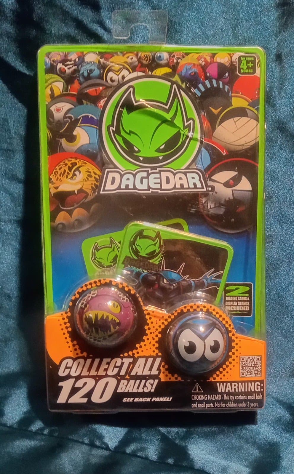 DageDar Balls 2-Pack Supercharged Ball Bearings 2 Trading Cards And Stands NEW - Image 1