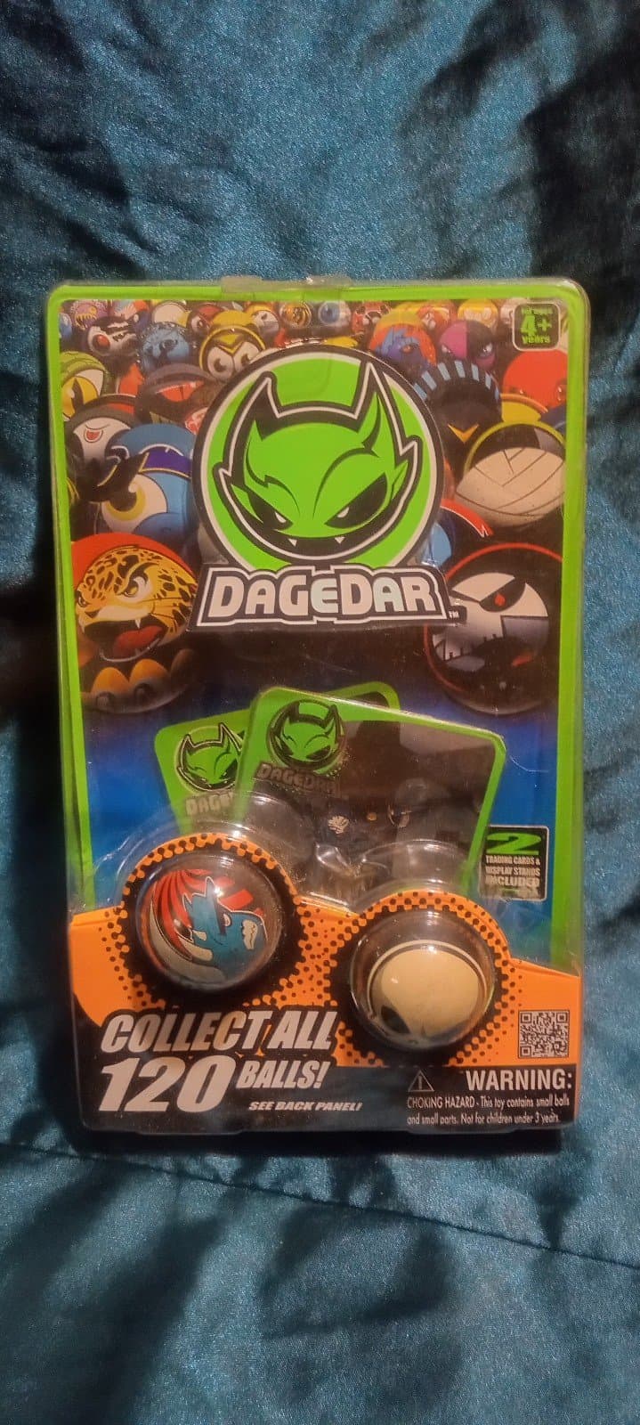 DageDar Balls 2-Pack Supercharged Ball Bearings 2 Trading Cards And Stands NEW - Image 1