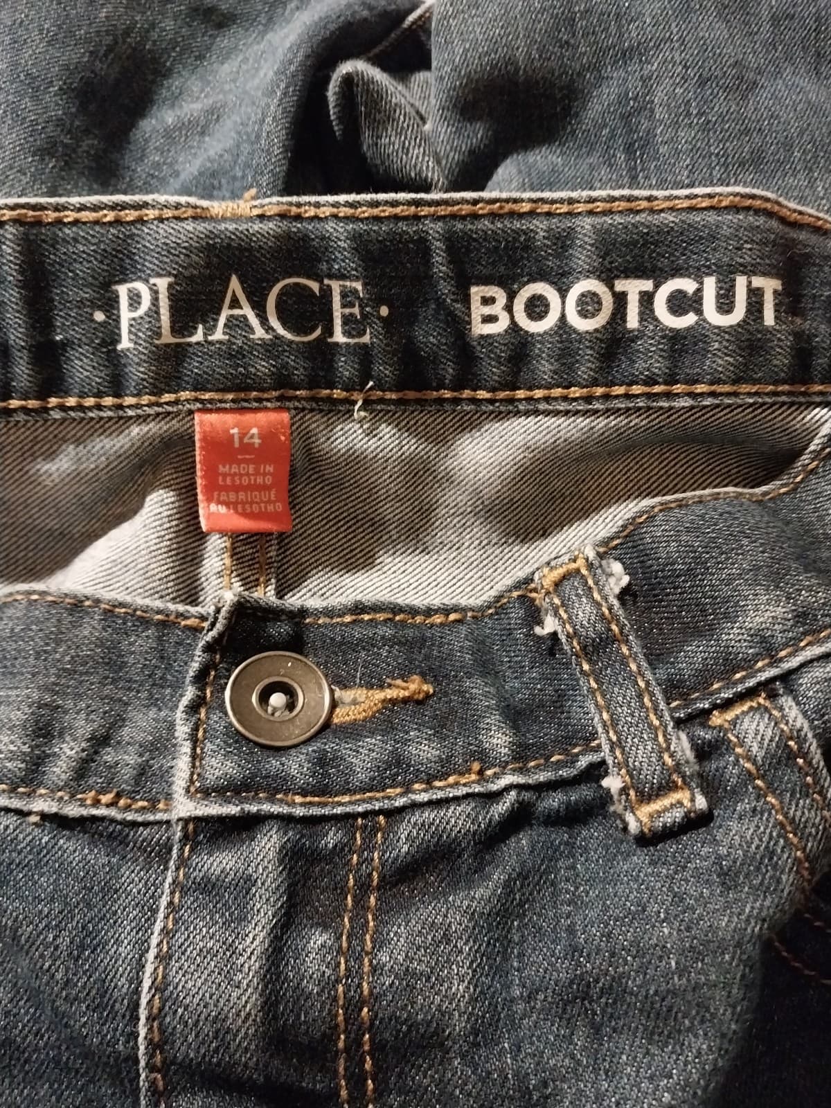 Children's Place Boys 14 Boot cut Jeans - Thumbnail 3