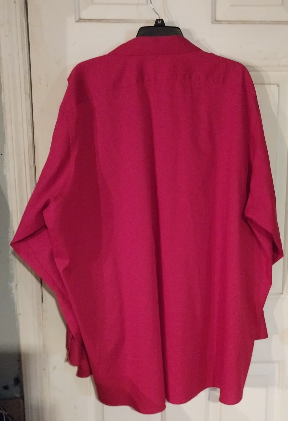 Mens Van Heuse wine colored dress shirt. 20 34/35 - Thumbnail 2