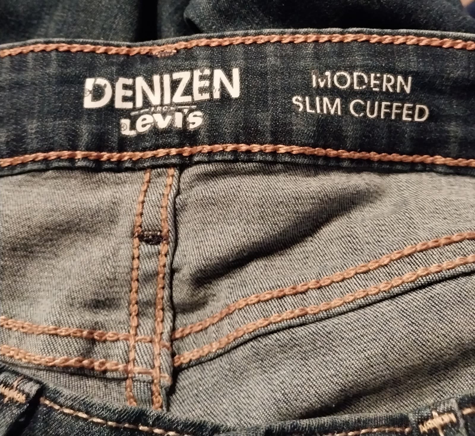 Denizen From Levi s Modern Skinny cuffed - Stretch Jeans - Thumbnail 3