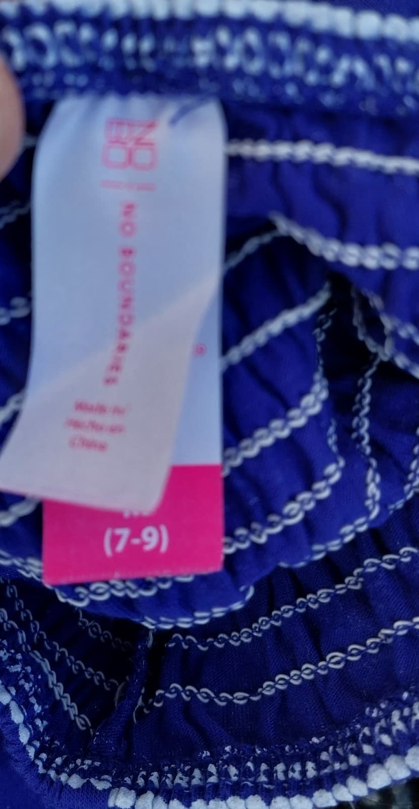 No Boundaries Blue Dress. Size 7/9 - Thumbnail 4