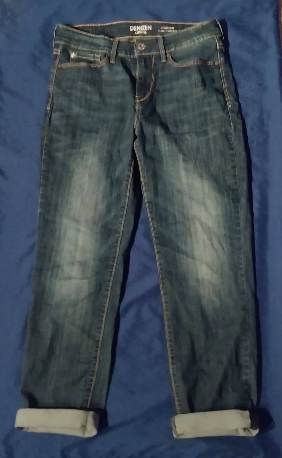 Denizen From Levi s Modern Skinny cuffed - Stretch Jeans - Image 1