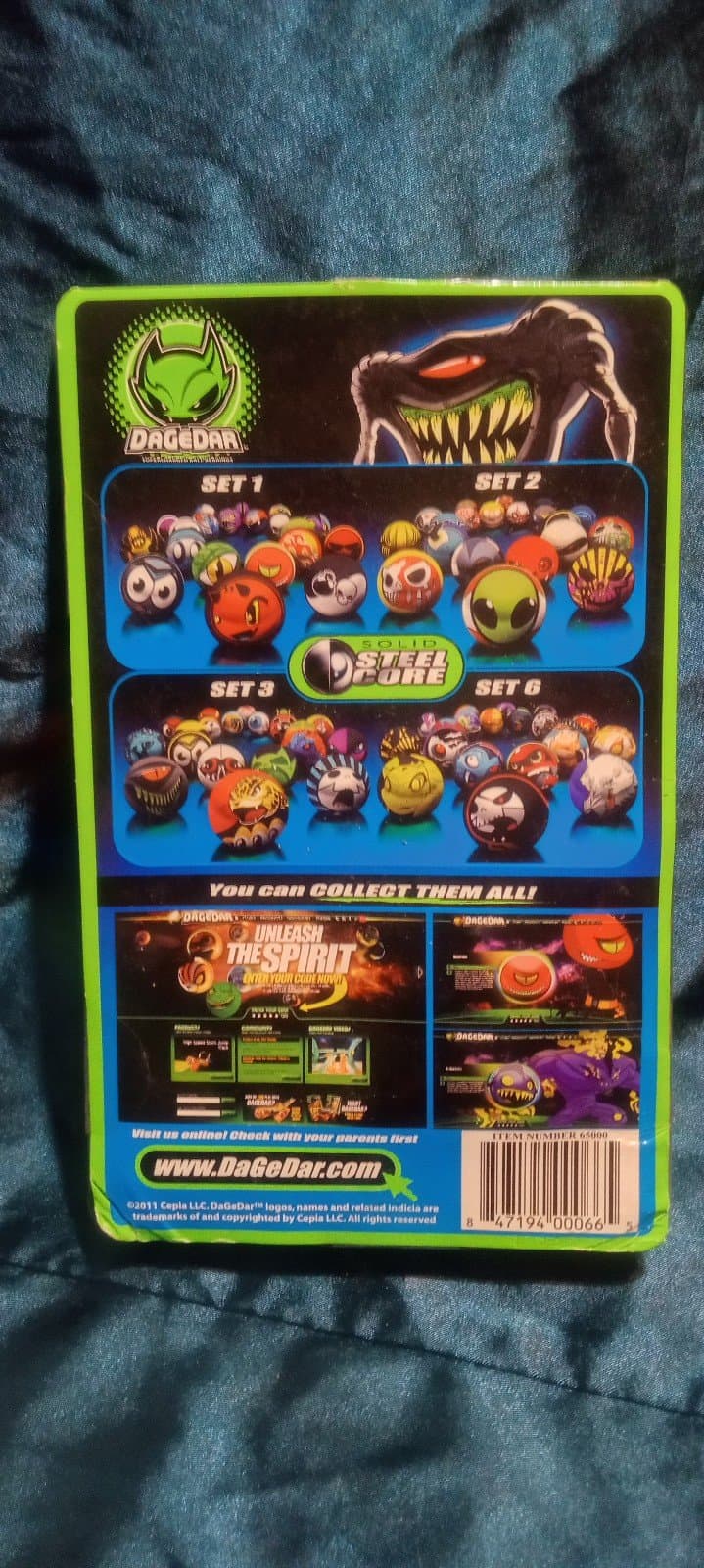 DageDar Balls 2-Pack Supercharged Ball Bearings 2 Trading Cards And Stands NEW - Thumbnail 2