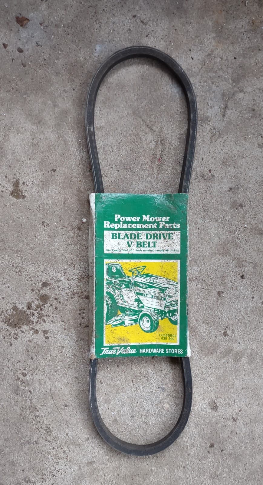True Value Mower Replacement Part. V Belt. Fits Lawn Chief 45", Deck 40"Lengt - Image 1