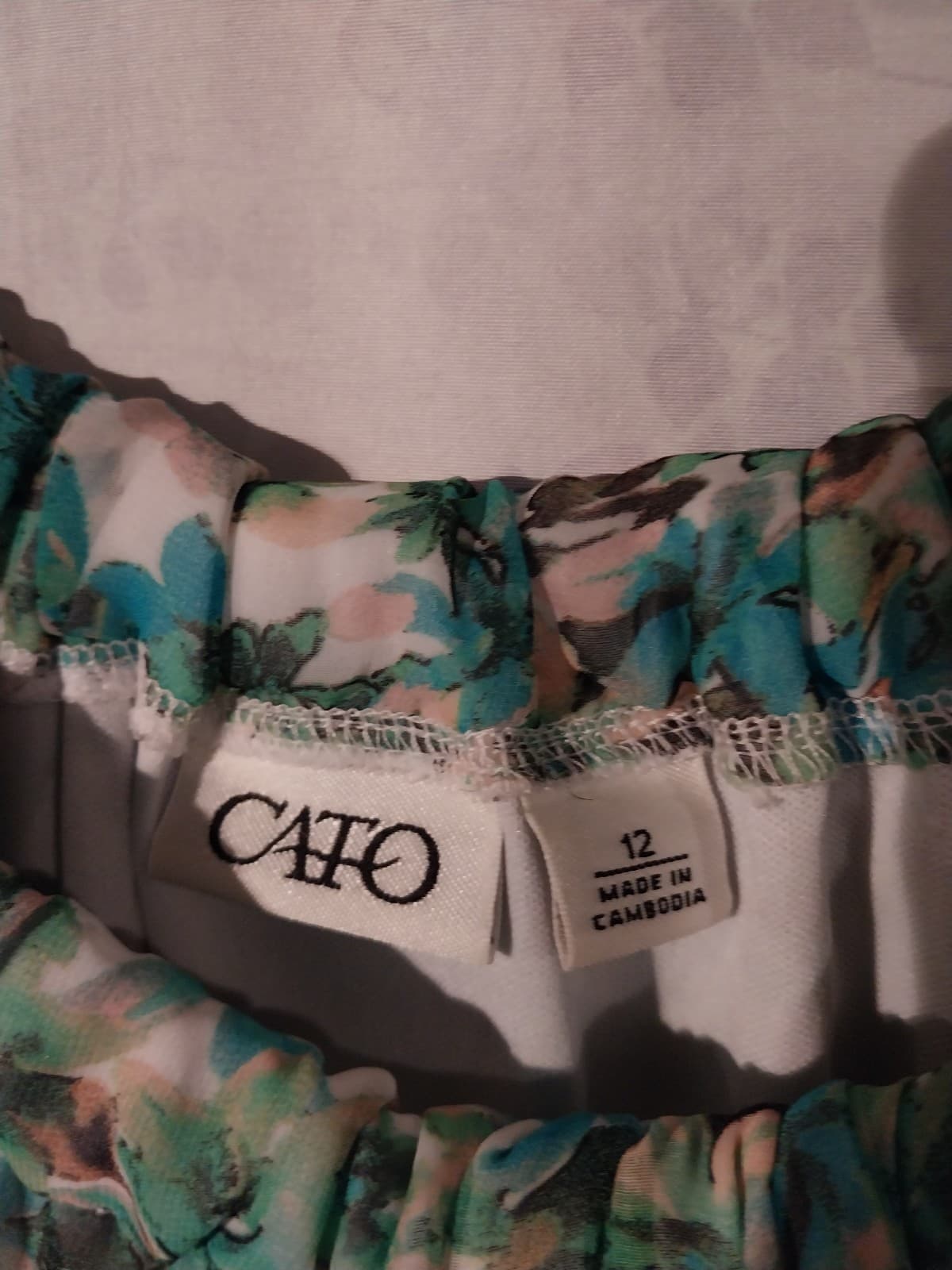 Cato Green Paisley Sleeveless Dress - Thumbnail 2