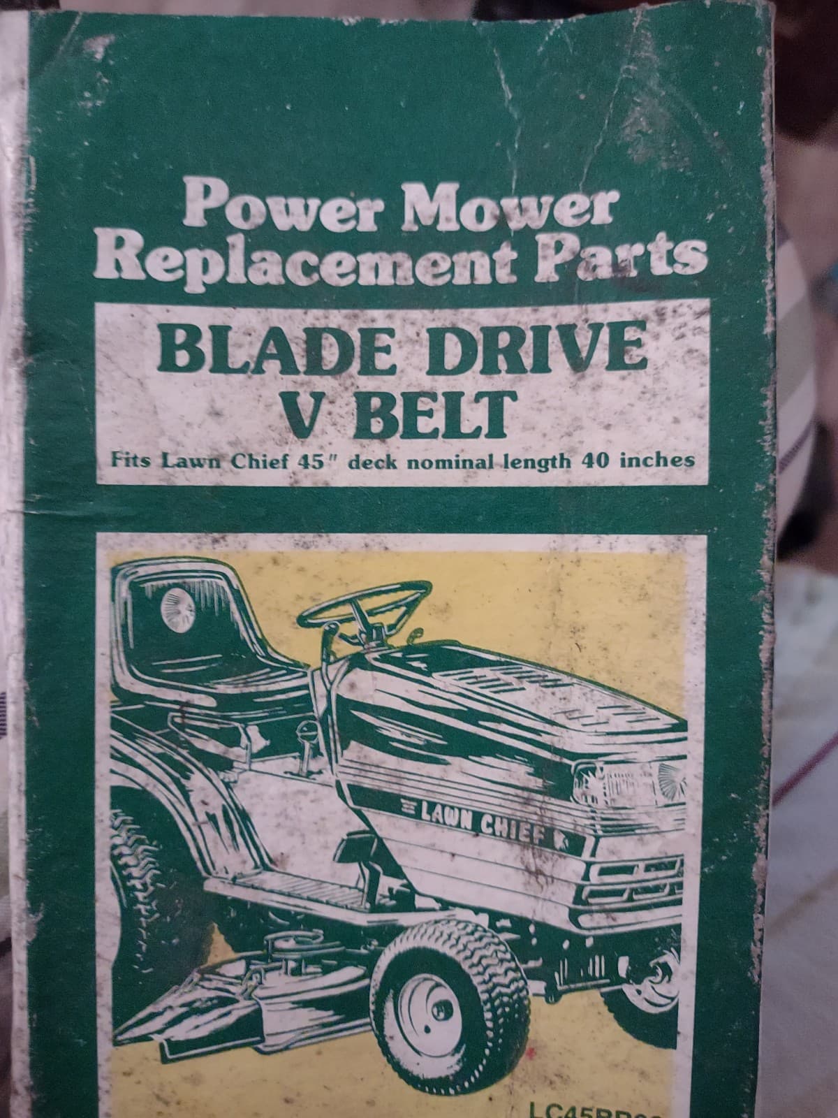 True Value Mower Replacement Part. V Belt. Fits Lawn Chief 45", Deck 40"Lengt - Thumbnail 3