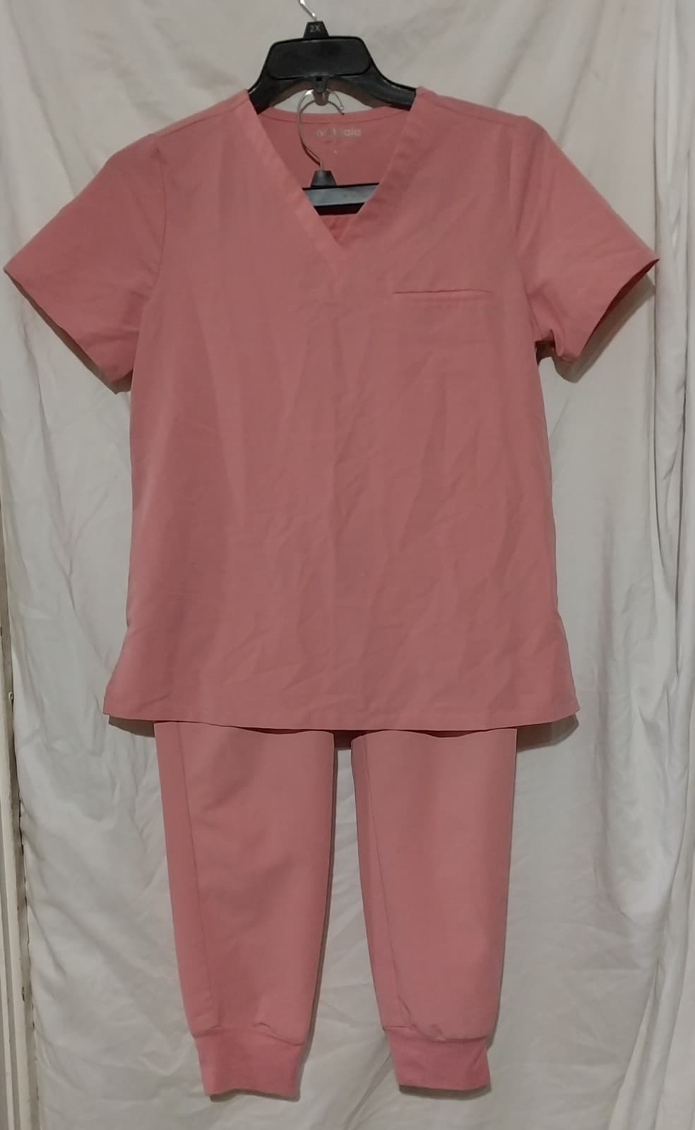 Mandala Scrub Set 1 Pocket Top & Waist High Joggers - Image 1