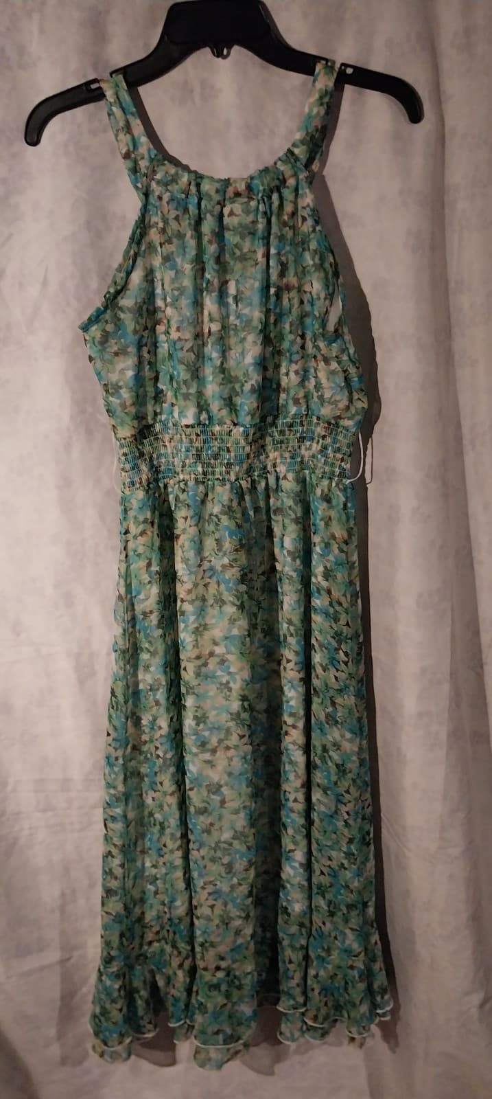 Cato Green Paisley Sleeveless Dress - Thumbnail 3