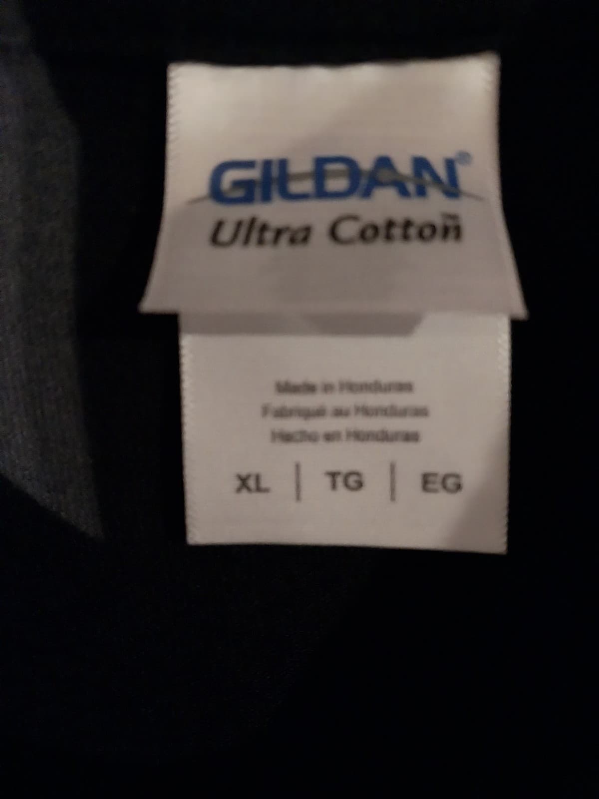 Gildan Black Polo Shirt. Size XL - Thumbnail 2