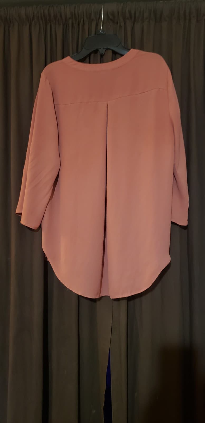 Chaus Women Pink 3/4 Sleeve Blouse Medium - Thumbnail 3