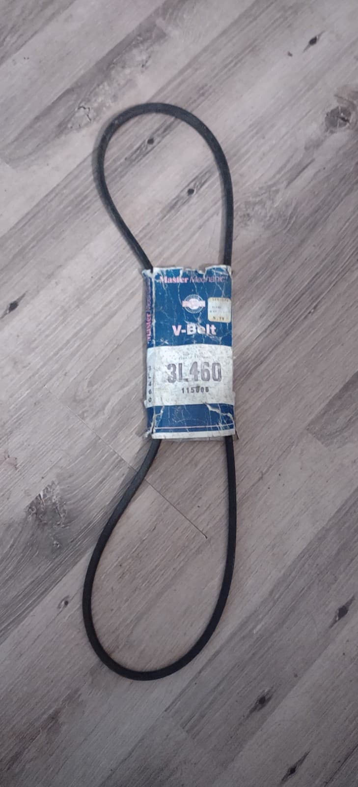 Master Mechanic 3L460 Light Duty V-Belt 3/8"x 46", 10mm x 1168mm - Image 1