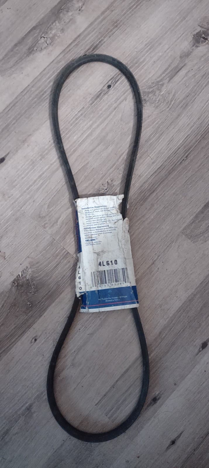 Master Mechanic V-Belt 4L610 1/2" x 61" 115485 - Thumbnail 2