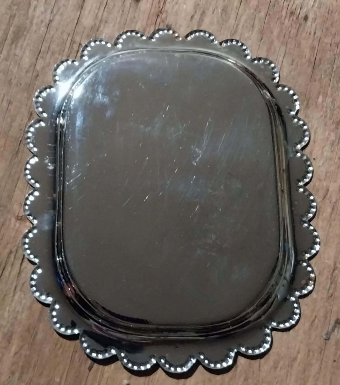 VINTAGE ASHTRAY ENGLISH MAP MADE OUT OF METAL MADE IN ENGLAND - Thumbnail 3