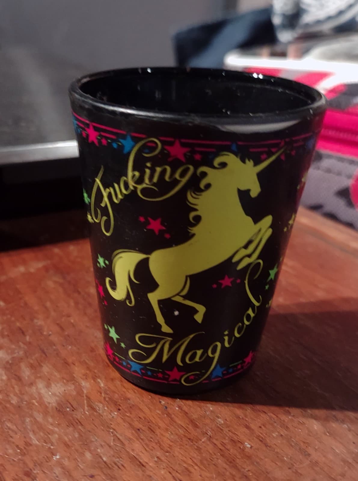 "Magical" Unicorn Shot Glass. 2.5" Height - Thumbnail 3