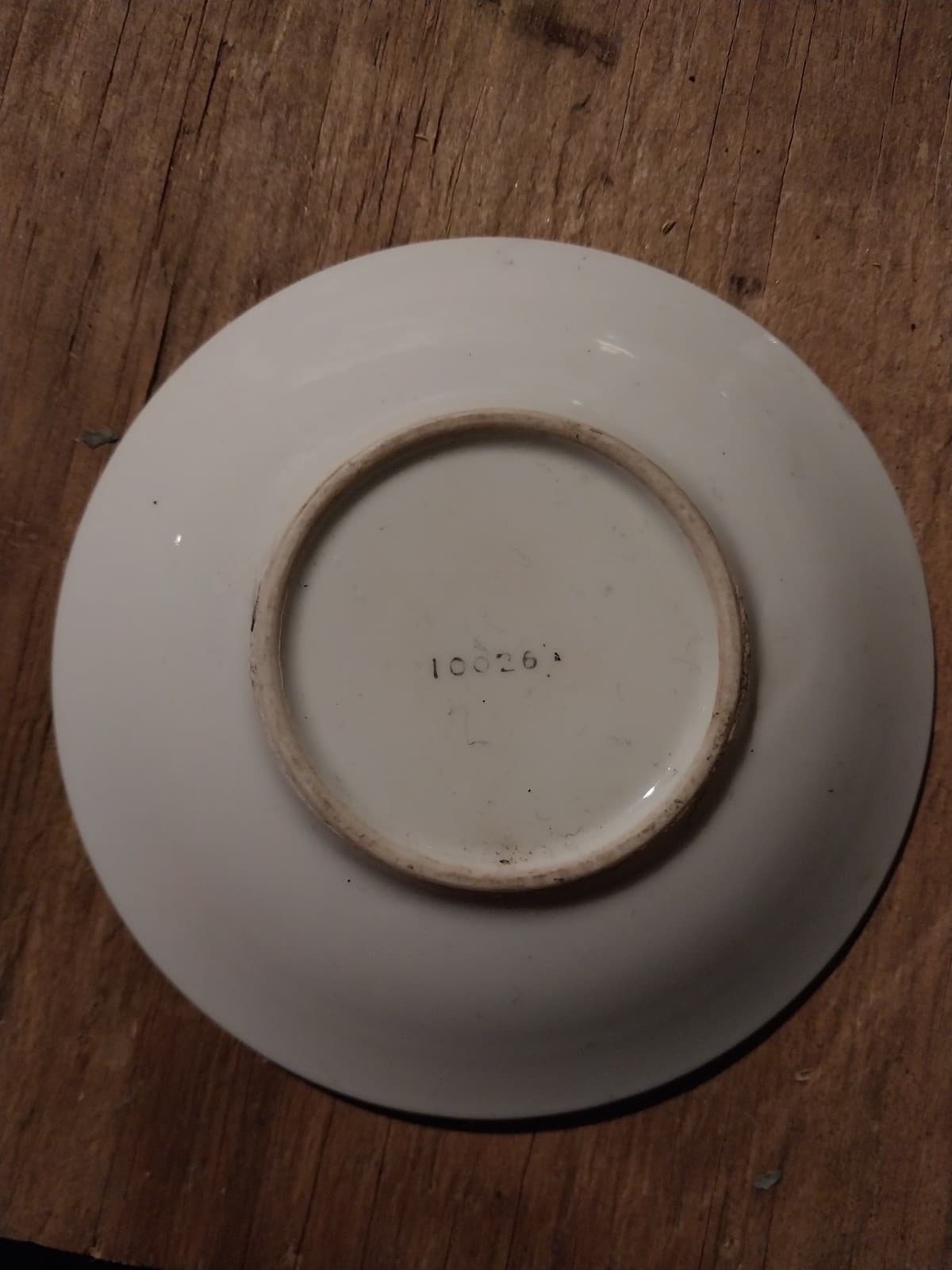 Vintage Chintz Rose Pink Green Gold Rimmed 4.5" Plate Japan - Thumbnail 2