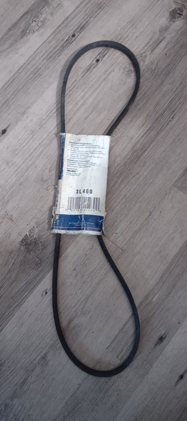 Master Mechanic 3L460 Light Duty V-Belt 3/8"x 46", 10mm x 1168mm - Thumbnail 2