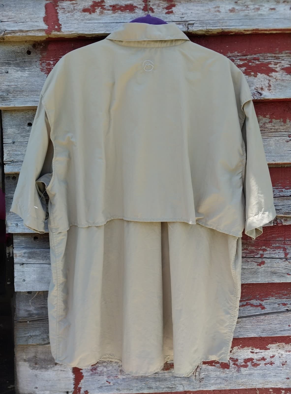 Magellan New Shirt Mens Large Short Sleeve Collared Button Fish Gear Nylon - Thumbnail 4