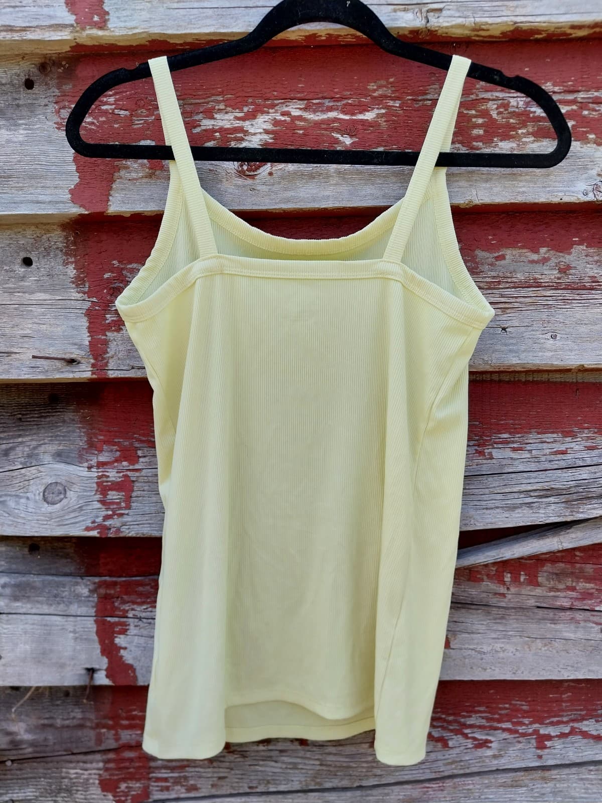 New No Boundaries Junior's Rib Cami Color :Limoncello-size L(11-13) - Thumbnail 3
