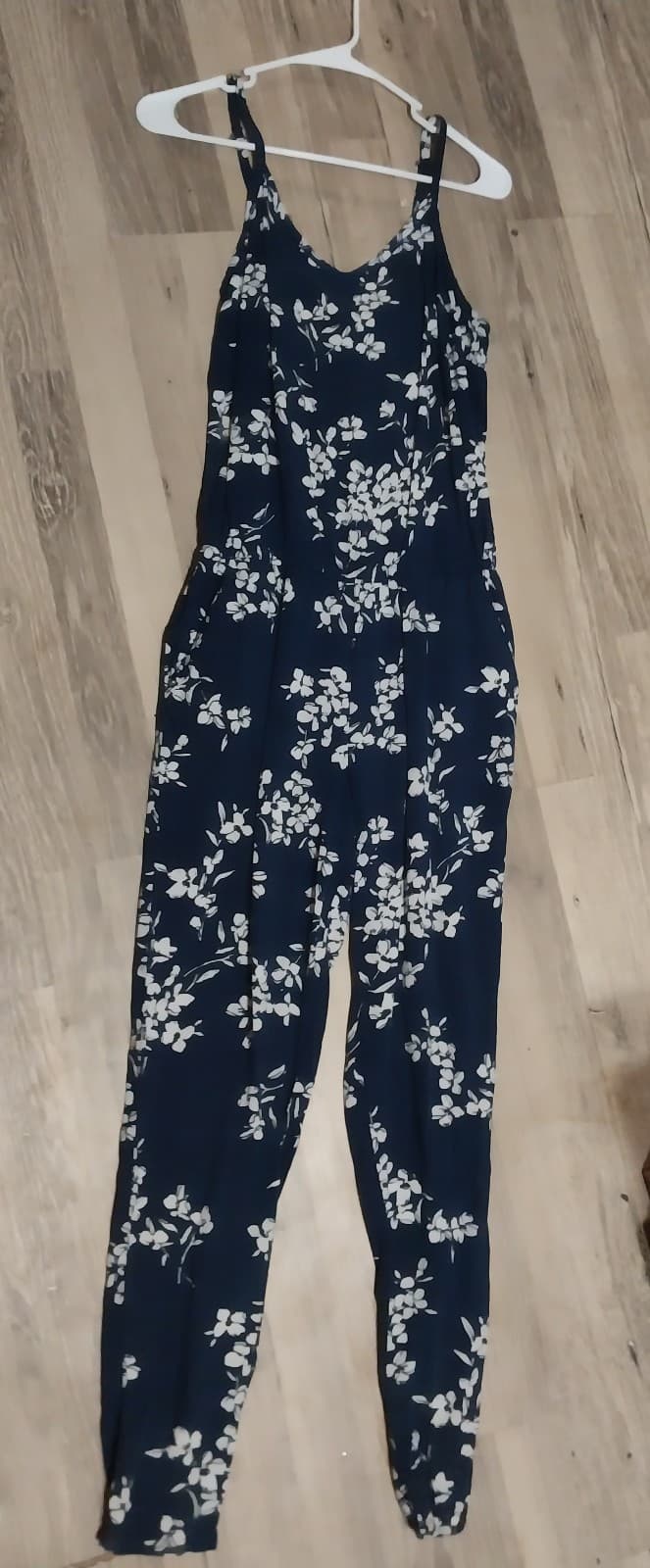 Gap Blue and white floral jumpsuit, XS - Thumbnail 7