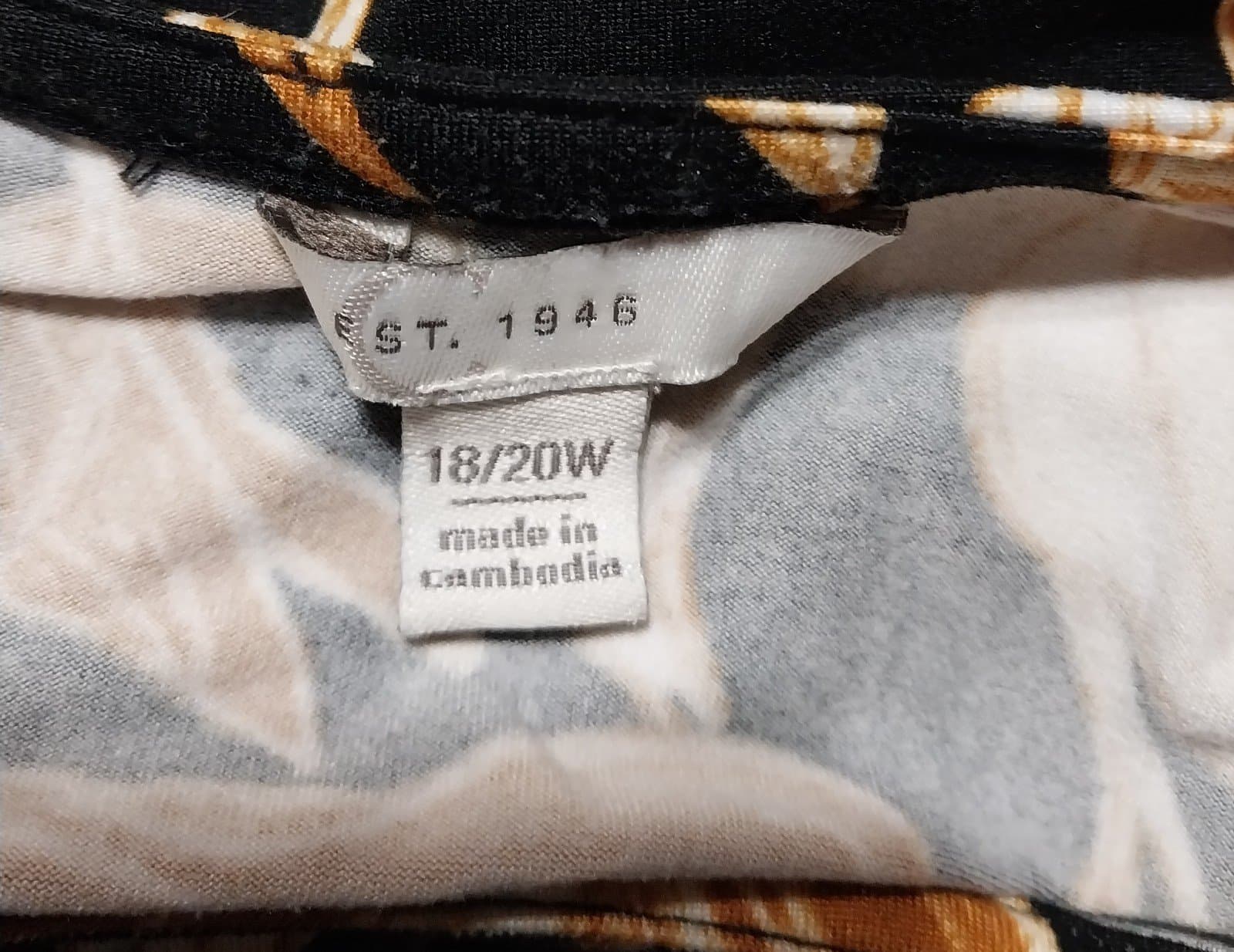 C Est. 1946 Womens Dress Long Maxi Magnolia Print Short Sleeve Plus 18/20 - Thumbnail 3