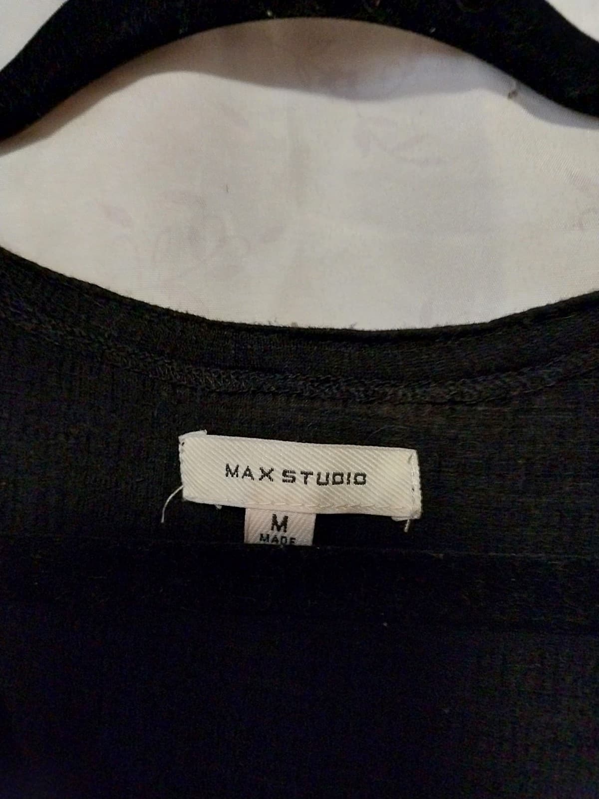 Max Studio Rayon Blend Stretchy Ruffle Sleeve Mini Dress - Thumbnail 3